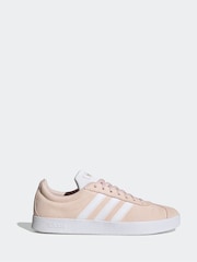 adidas Pink white VL Court 3.0 Trainers - Image 3 of 11