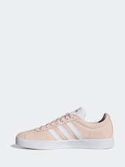 adidas Pink white VL Court 3.0 Trainers - Image 4 of 11