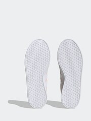 adidas Pink white VL Court 3.0 Trainers - Image 9 of 11