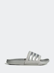 adidas originals Grey Adilette Ayoon Sandals - Image 1 of 9