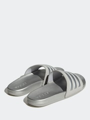 adidas originals Grey Adilette Ayoon Sandals - Image 4 of 9