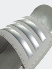 adidas originals Grey Adilette Ayoon Sandals - Image 8 of 9