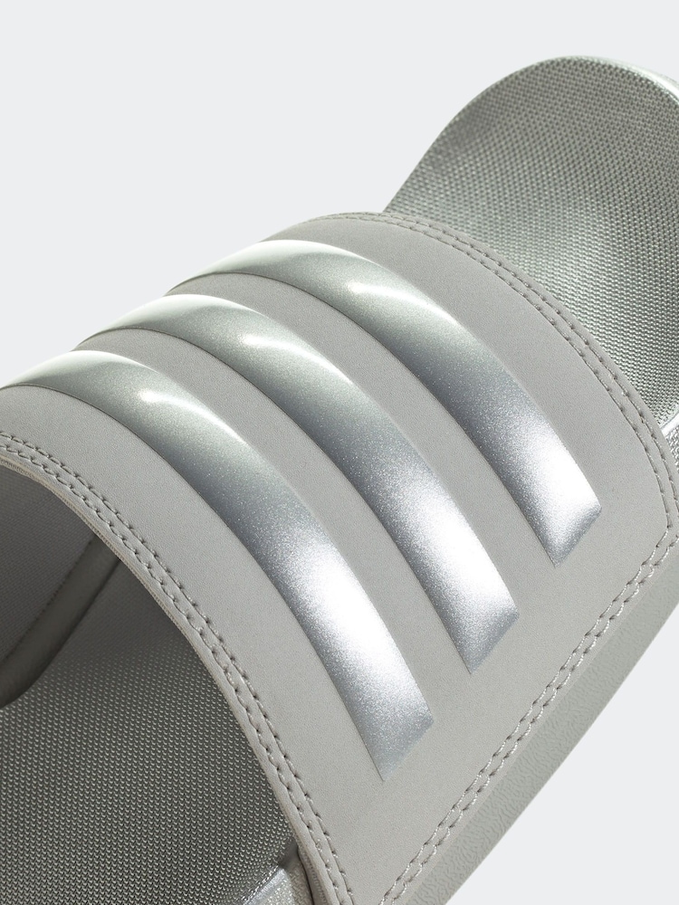 Szary - Sandały Adidas Adilette Ayoon - Image 8 of 9