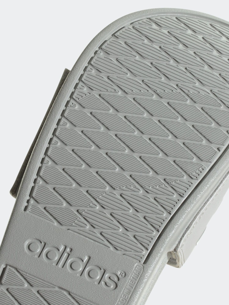 adidas originals Grey Adilette Ayoon Sandals - Image 9 of 9