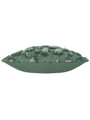 Furn Green Maeve Tonal Leopard Print Tufted 100% Cotton Cushion - Image 5 of 7