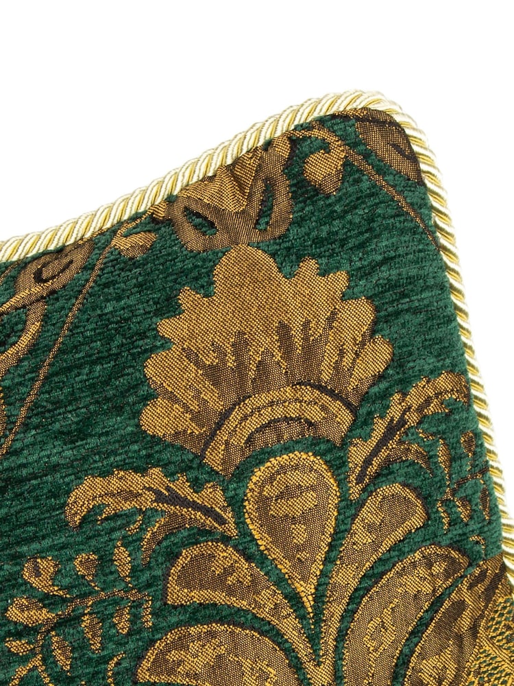 Riva Paoletti Shiraz Danmask Jacquard Floral Cushion - Image 4 of 5