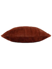 Riva Paoletti Rust Orange 45 x 45cm Empress Faux Fur Cushion - Image 2 of 6