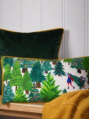 furn. White Christmas Together Tree Cushion - Image 1 of 5