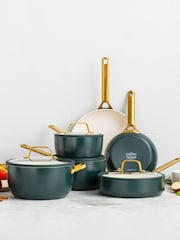 Green Pan 6 Piece Pine Green Padova Reserve Pan Set - Image 1 of 6