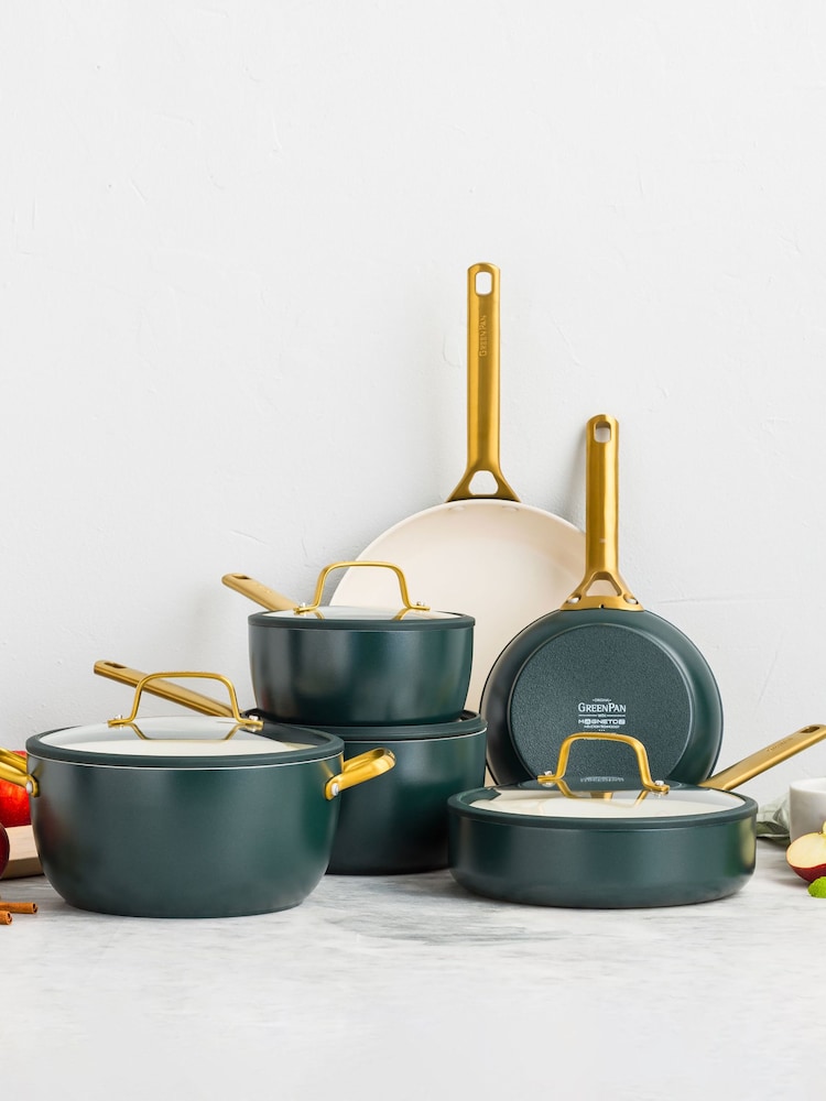 Green Pan 6 Piece Pine Green Padova Reserve Pan Set - Image 1 of 6 Green Pan 6 Piece Pine Green Padova Reserve Pan Set - Image 1 of 6