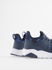 Blue Camouflage Elastic Lace Trainers - Image 5 of 5