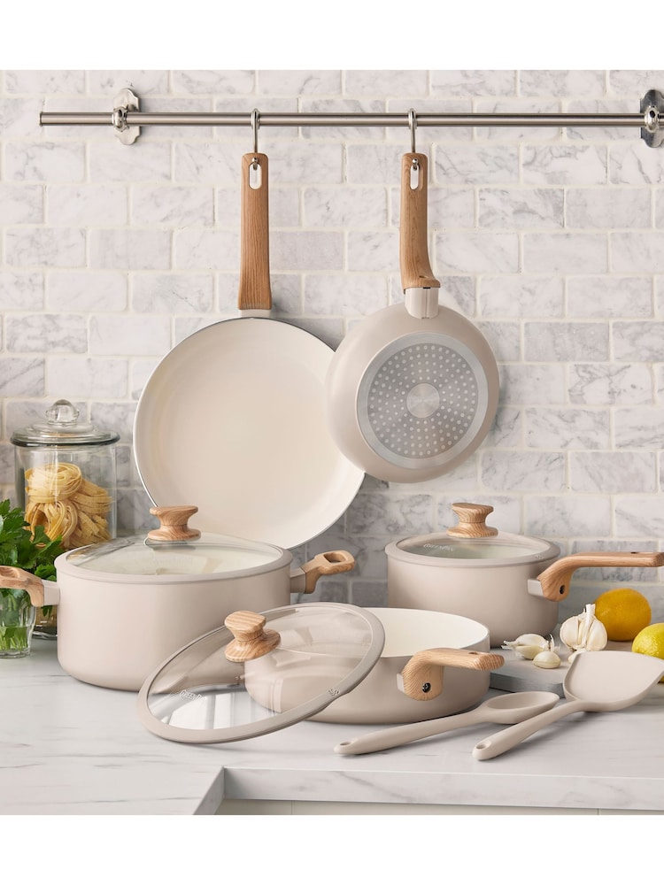 Green Pan 5 Piece Taupe Essence Pan Set - Image 6 of 6