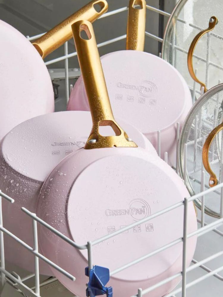 Green Pan 6 Piece Blush Pink Padova Reserve Pan Set - Image 6 of 6 Green Pan 6 Piece Blush Pink Padova Reserve Pan Set - Image 6 of 6