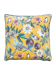 Wylder Yellow Wild Passion Creatures Piped Cushion - Image 2 of 3
