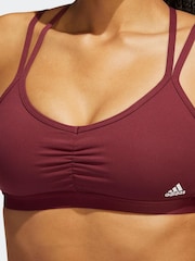 adidas Red Performance Training Yoga Essentials Light-support Bra - Image 5 of 7