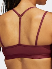 adidas Red Performance Training Yoga Essentials Light-support Bra - Image 6 of 7
