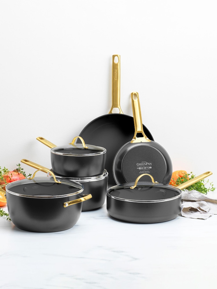 Green Pan 6 Piece Black Padova Reserve Pan Set - Image 1 of 6 Green Pan 6 Piece Black Padova Reserve Pan Set - Image 1 of 6