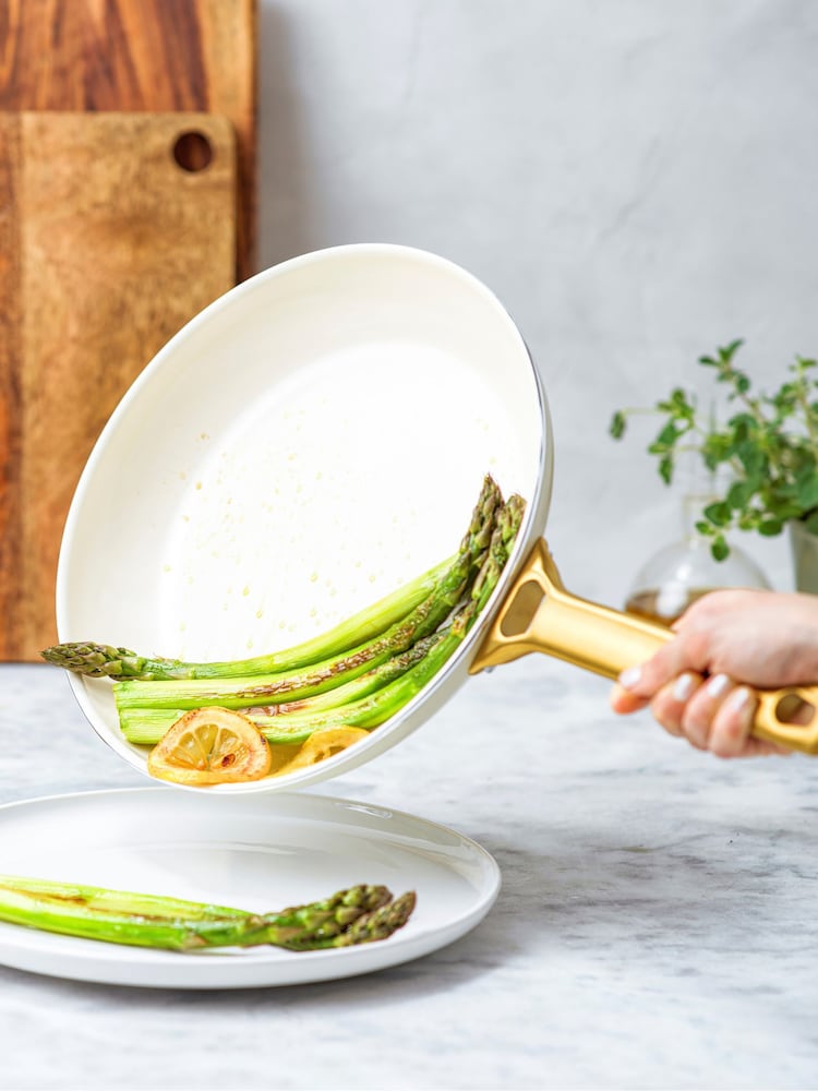 Green Pan Cream 2 Piece Padova Reserve Frypan Set 20cm & 26cm - Image 3 of 3 Green Pan Cream 2 Piece Padova Reserve Frypan Set 20cm & 26cm - Image 3 of 3