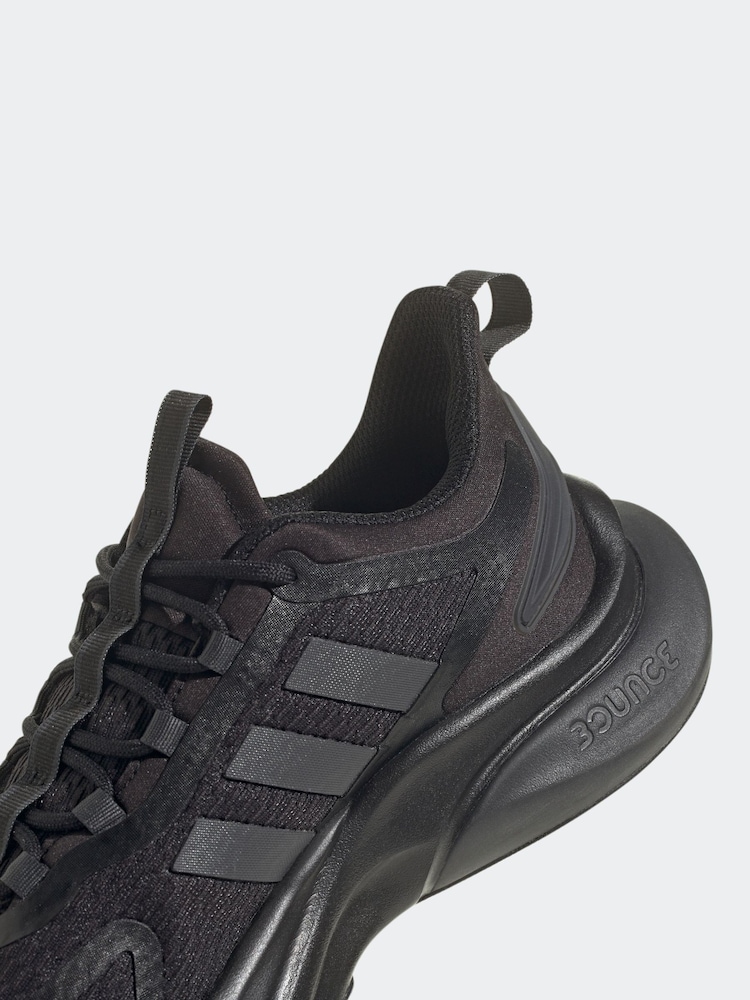 adidas Black Sportswear Alphabounce Bounce Trainers - Image 11 of 12