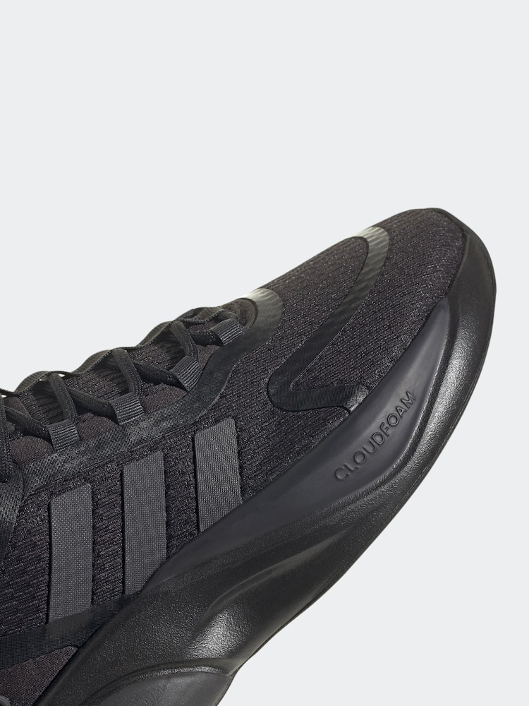 adidas Black Sportswear Alphabounce Bounce Trainers - Image 10 of 12