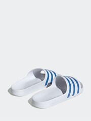 adidas Off White Adilette Aqua Sliders - Image 5 of 9