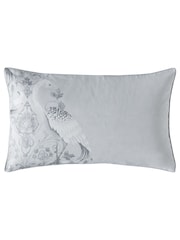 Laura Ashley Silver 100% BCI Cotton Sateen 200TC Pilowcases - Image 1 of 2