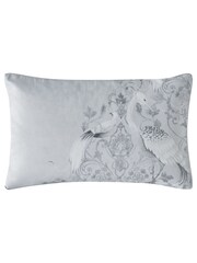 Laura Ashley Silver 100% BCI Cotton Sateen 200TC Pilowcases - Image 2 of 2
