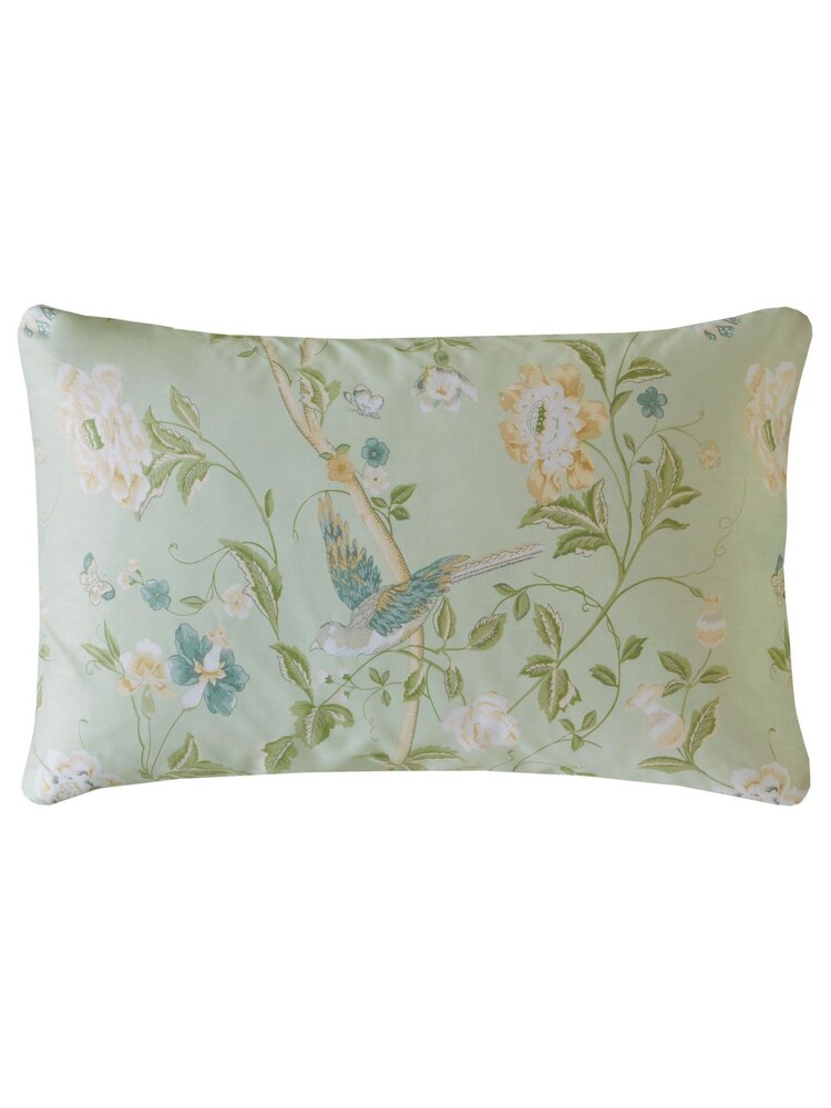 Laura Ashley Eau de Nil Green 100% Cotton Sateen 200TC Pilowcases - Image 1 of 1
