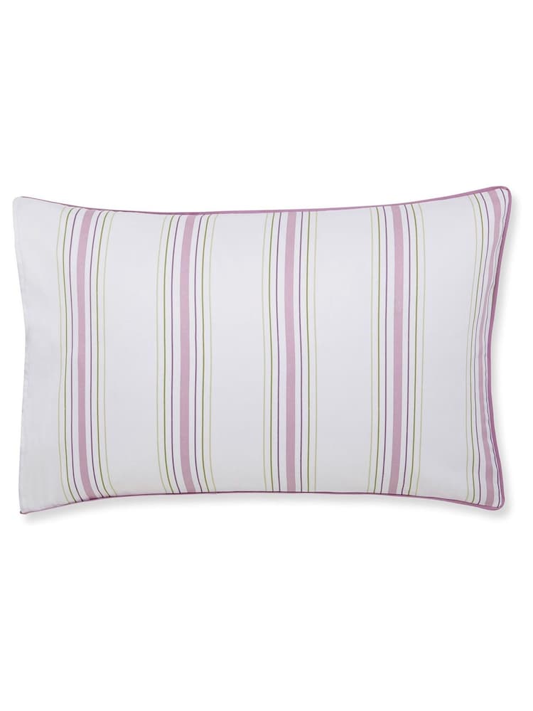 Laura Ashley Set of 2 Grape Purple 220 Thread Count Gosford 100% Cotton Pilowcase - Image 3 of 3