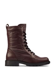 Clarks Red Leather Orinoco 2 Style Boots - Image 1 of 7