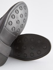 Chocolate Brown Leather Loafers - Image 5 of 5