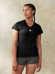 adidas Black Essential Minimal T-Shirt - Image 1 of 6