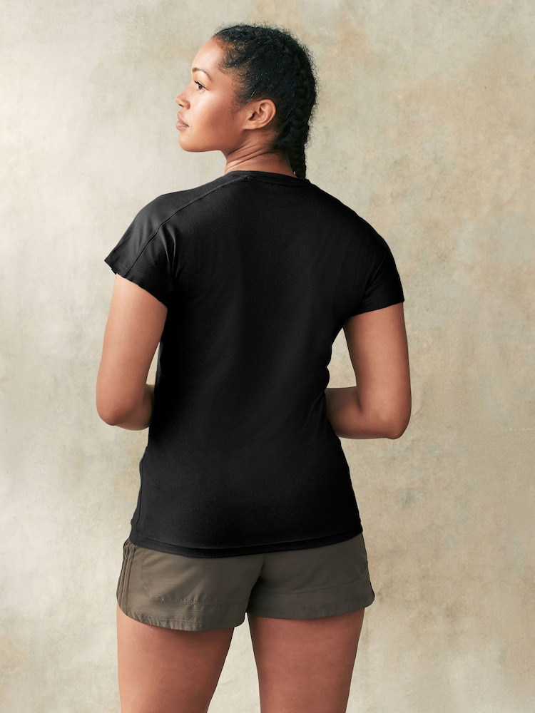 adidas Black Essential Minimal T-Shirt - Image 2 of 6