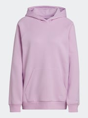 adidas Purple Sportswear All Szn Fleece Boyfriend Hoodie - Image 7 of 7