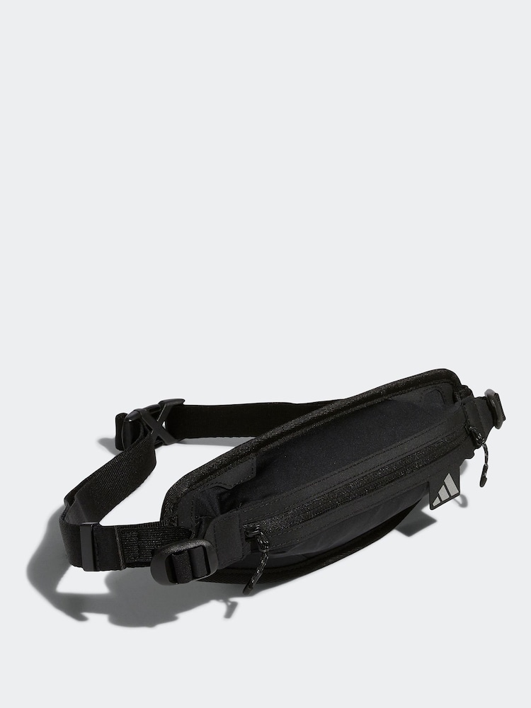 adidas Black Running Waist Bag - Image 1 of 5 adidas Black Running Waist Bag - Image 1 of 5