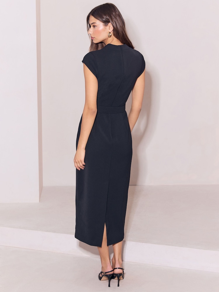 Lipsy Black Tipped Pencil Dress - Image 5 of 5