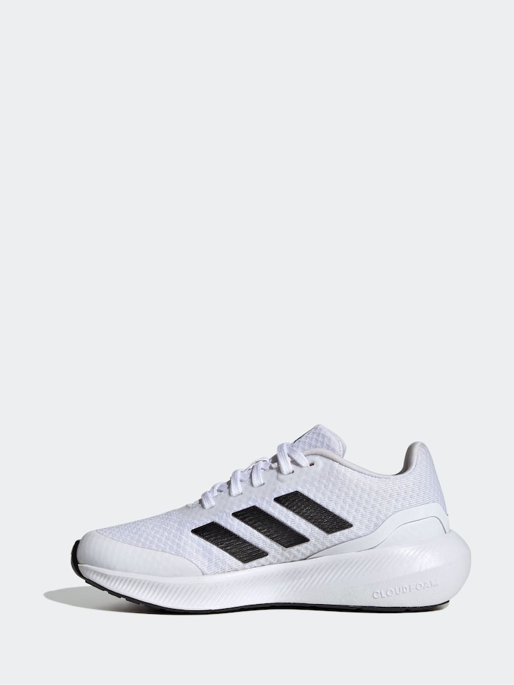 adidas White Runfalcon 3.0 Trainers - Image 2 of 9