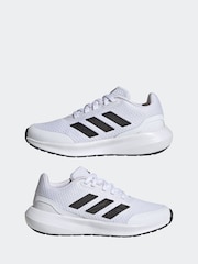 adidas White Runfalcon 3.0 Trainers - Image 5 of 9