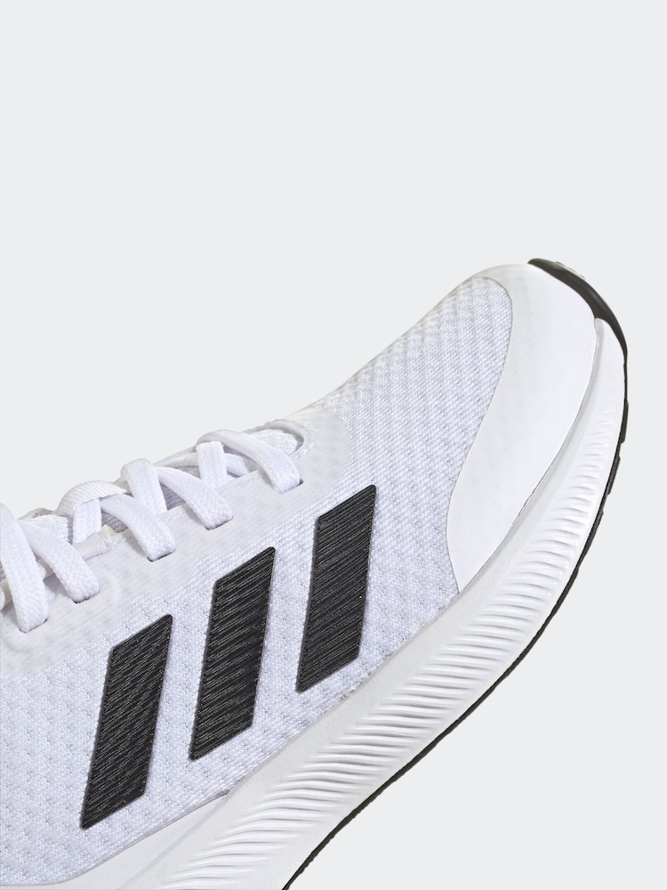 adidas White Runfalcon 3.0 Trainers - Image 9 of 9
