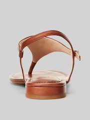Lauren Ralph Lauren Ellington Leather Black Sandals - Image 4 of 4