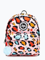 Mochila de leopardo en rosa de estrellas de Hype. - Imagen 1 de 6