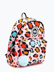 Mochila de leopardo en rosa de estrellas de Hype. - Imagen 3 de 6