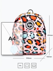 Mochila de leopardo en rosa de estrellas de Hype. - Imagen 4 de 6