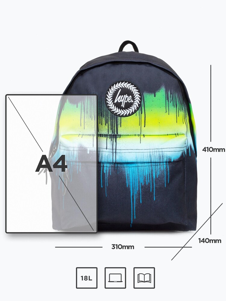 Hype. Blue Single Drips Backpack - Image 10 of 10