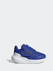 adidas Blue Sportswear Runfalcon 3.0 Hook And Loop Trainers - Image 1 of 9