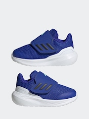 adidas Blue Sportswear Runfalcon 3.0 Hook And Loop Trainers - Image 5 of 9