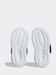 adidas Blue Sportswear Runfalcon 3.0 Hook And Loop Trainers - Image 7 of 9