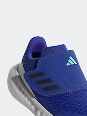 adidas Blue Sportswear Runfalcon 3.0 Hook And Loop Trainers - Image 9 of 9