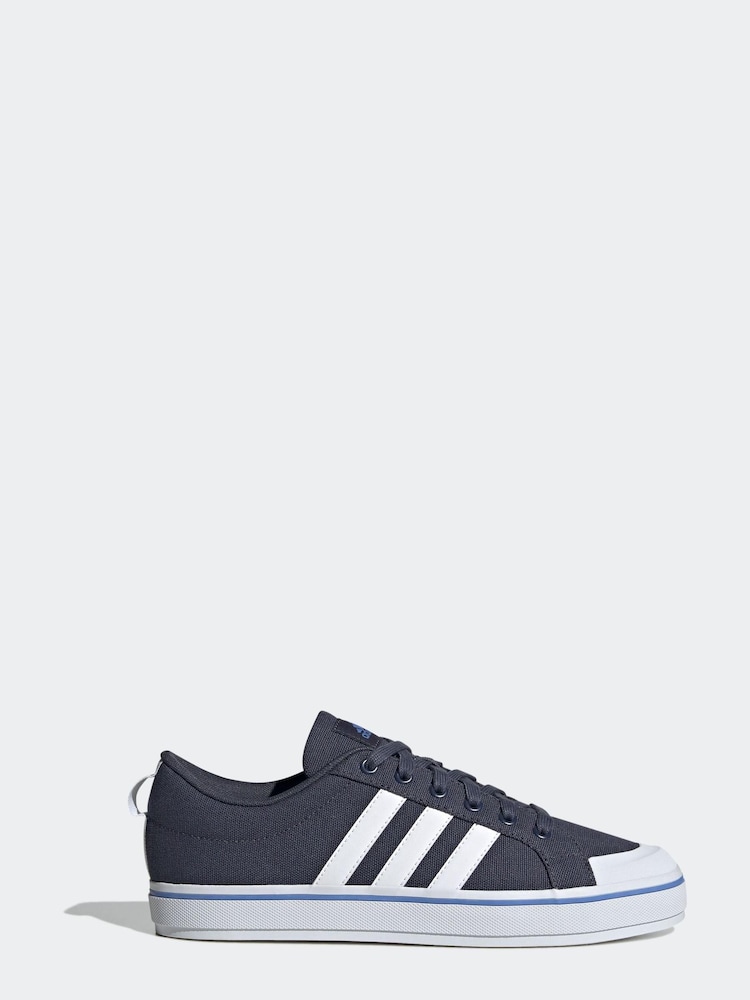 adidas Blue Sportswear Bravada 2.0 Lifestyle Skateboarding Canvas Trainers - Image 1 of 8