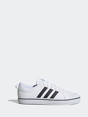 adidas White Sportswear Bravada 2.0 Lifestyle Skateboarding Canvas Trainers - Image 1 of 9